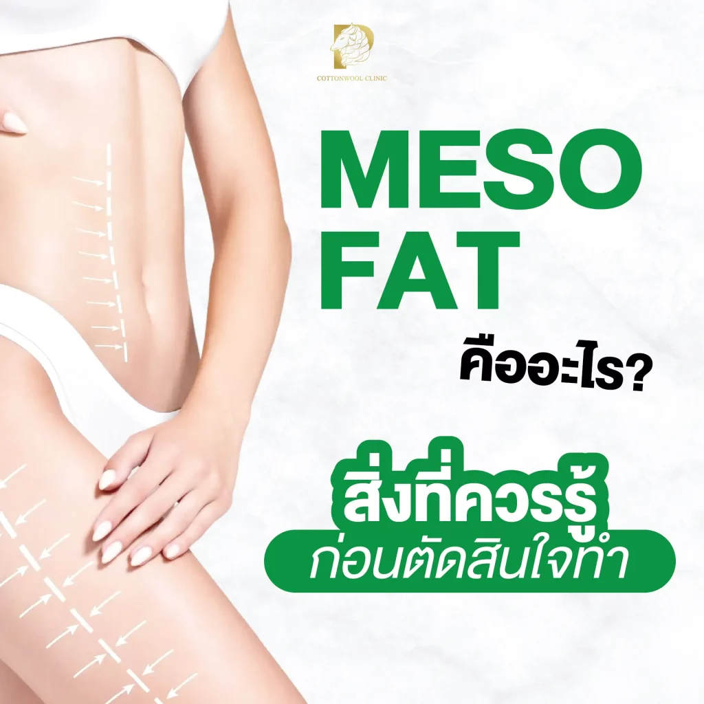 Mesofat คืออะไร? สิ่งที่ควรรู้ก่อนตัดสินใจทำ